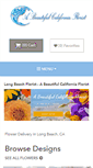 Mobile Screenshot of abeautifulcalflorist.com