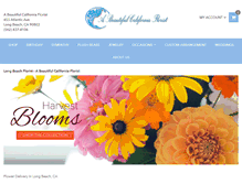 Tablet Screenshot of abeautifulcalflorist.com